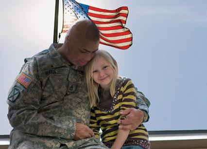 Soldier and Child